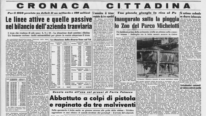 Articolo di giornale dell'inaugurazione @ Parco Ignazio Michelotti
