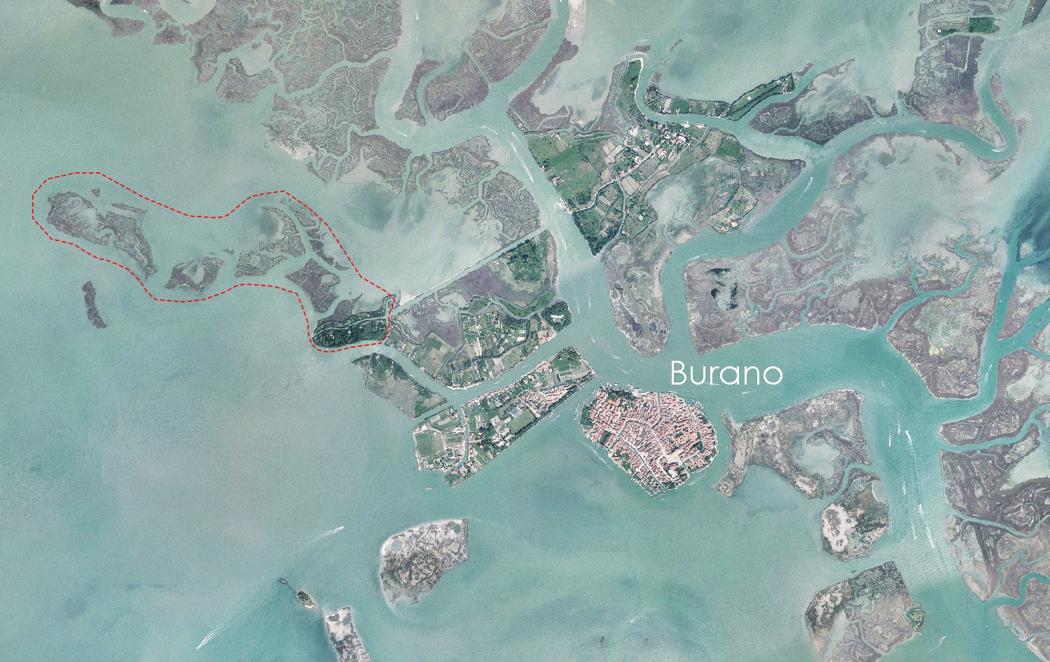 Area di intervento @ Conservazione delle barene nella laguna di Venezia - LIfe Vimine (Venezia)