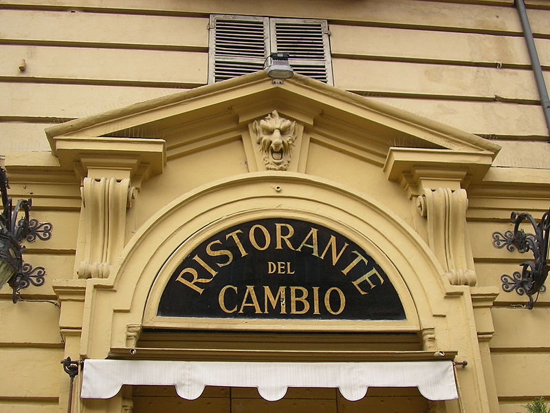 A restaurant which made the urban history @ Piazza Carignano