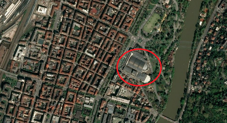 Vista aerea di Torino Esposizioni @ Torino Esposizioni