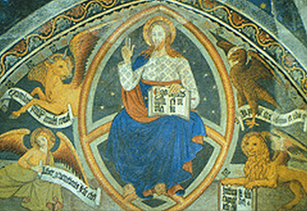 The restoration brings to the light the original frescoes @ Chiesa di San Domenico