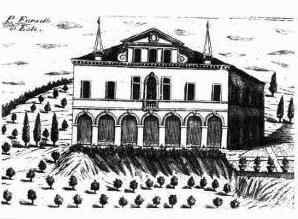 La villa "nuova" ai primi del 1700 @ Villa Benvenuti