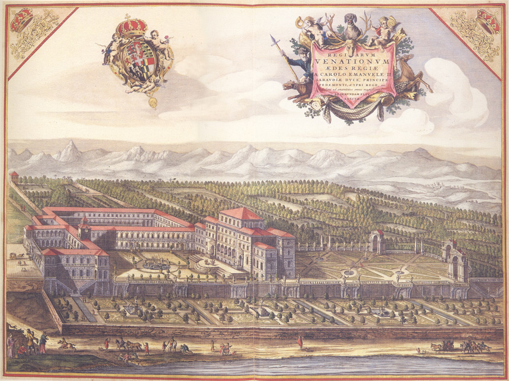 Da disegno di G. T. Borgonio, 1674 @ La Reggia di Venaria - residenze Sabaude