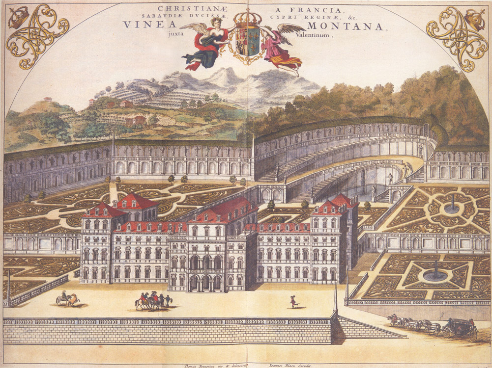 Da disegno di G. T. Borgonio, 1665 @ Vigna di Madama Reale