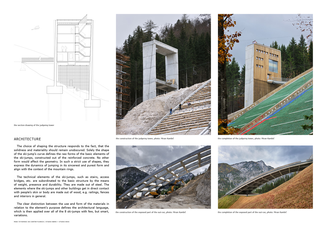Architetture semplici e funzionali @ Nordic Ski Center Planica. Slovenia