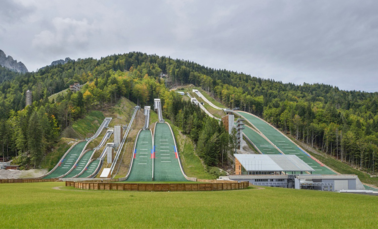 L'uso estivo @ Nordic Ski Center Planica. Slovenia