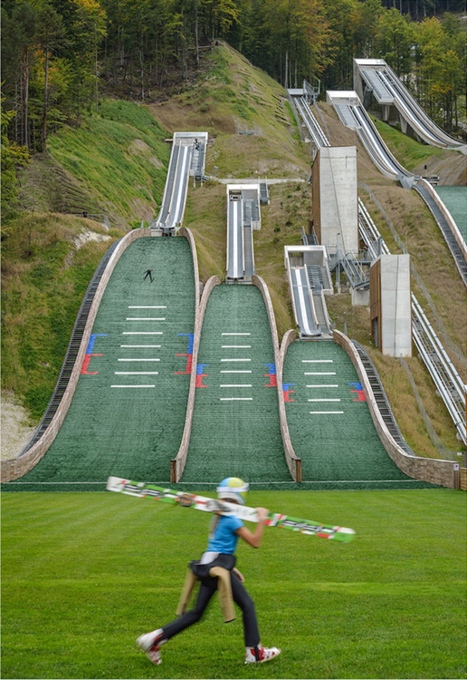 I salti per principianti @ Nordic Ski Center Planica. Slovenia