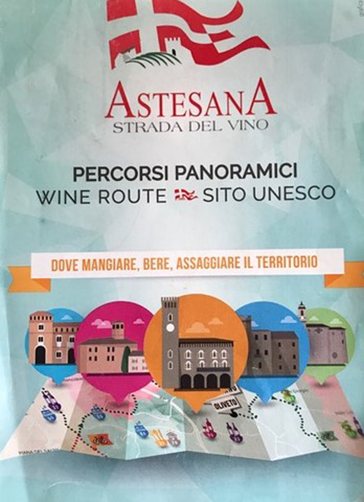 Locandina strada dei vini @ Club per l'Unesco di Canelli