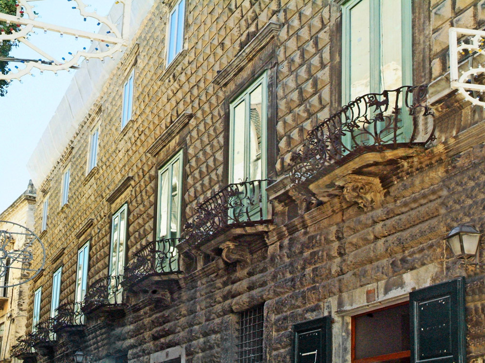 Particolare facciata @ Palazzo Tupputi Schinosa
