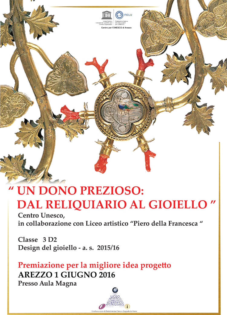 Concorso Un Dono prezioso: dal reliquiario al gioiello @ Club per l'Unesco Arezzo