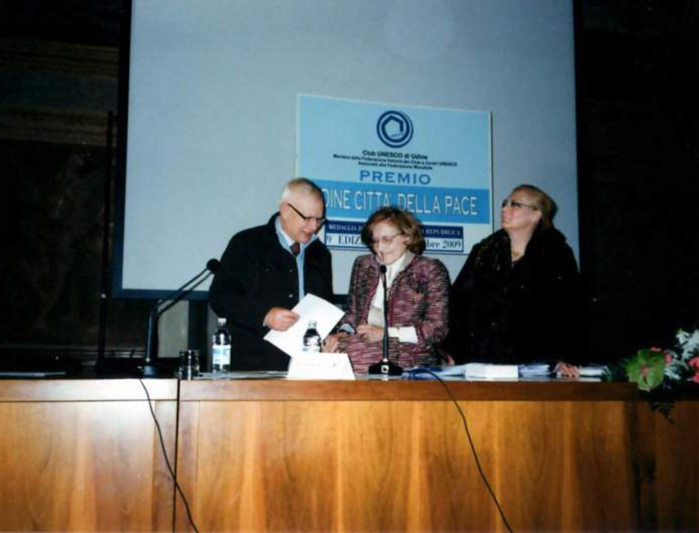 Premio Udine città della Pace 2009 @ Club per l'Unesco Udine