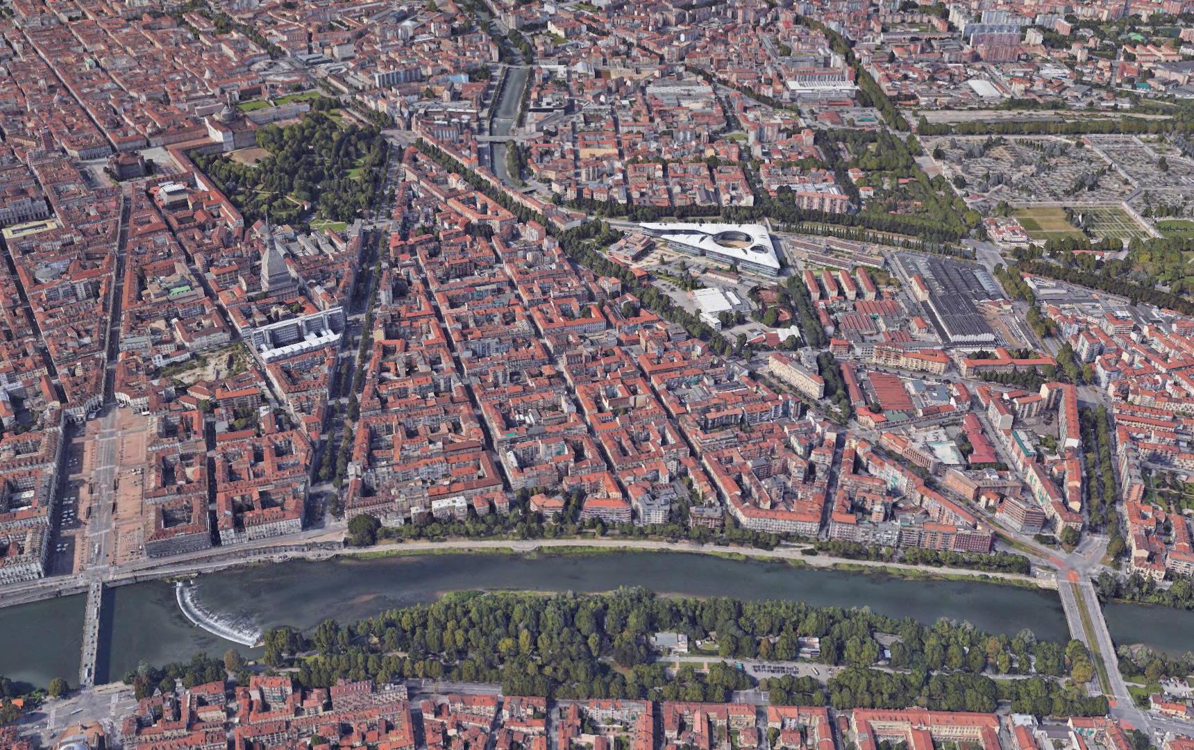 Vista aerea di corso San Maurizio @ Corso San Maurizio