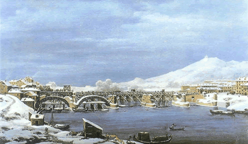 La struttura del ponte @ Ponte Vittorio Emanuele I