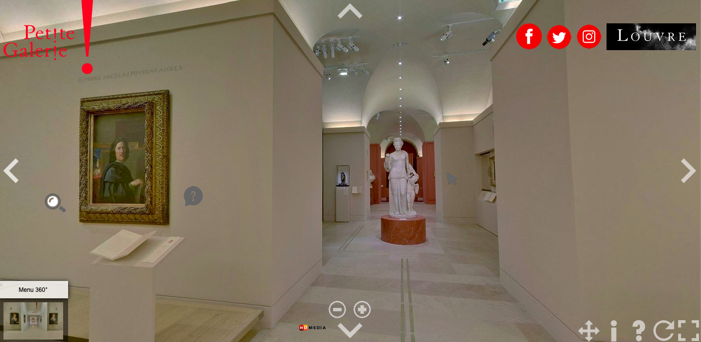 Virtual tour @ Musée du Louvre