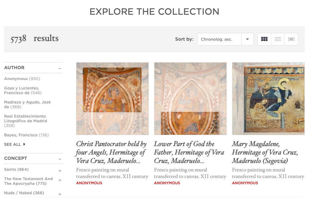 Online Collection @ Museo del Prado
