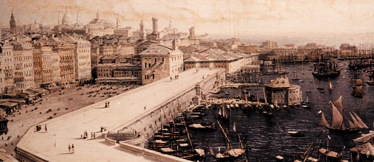 Le terrazze di marmo (1850) @ Piazza Caricamento