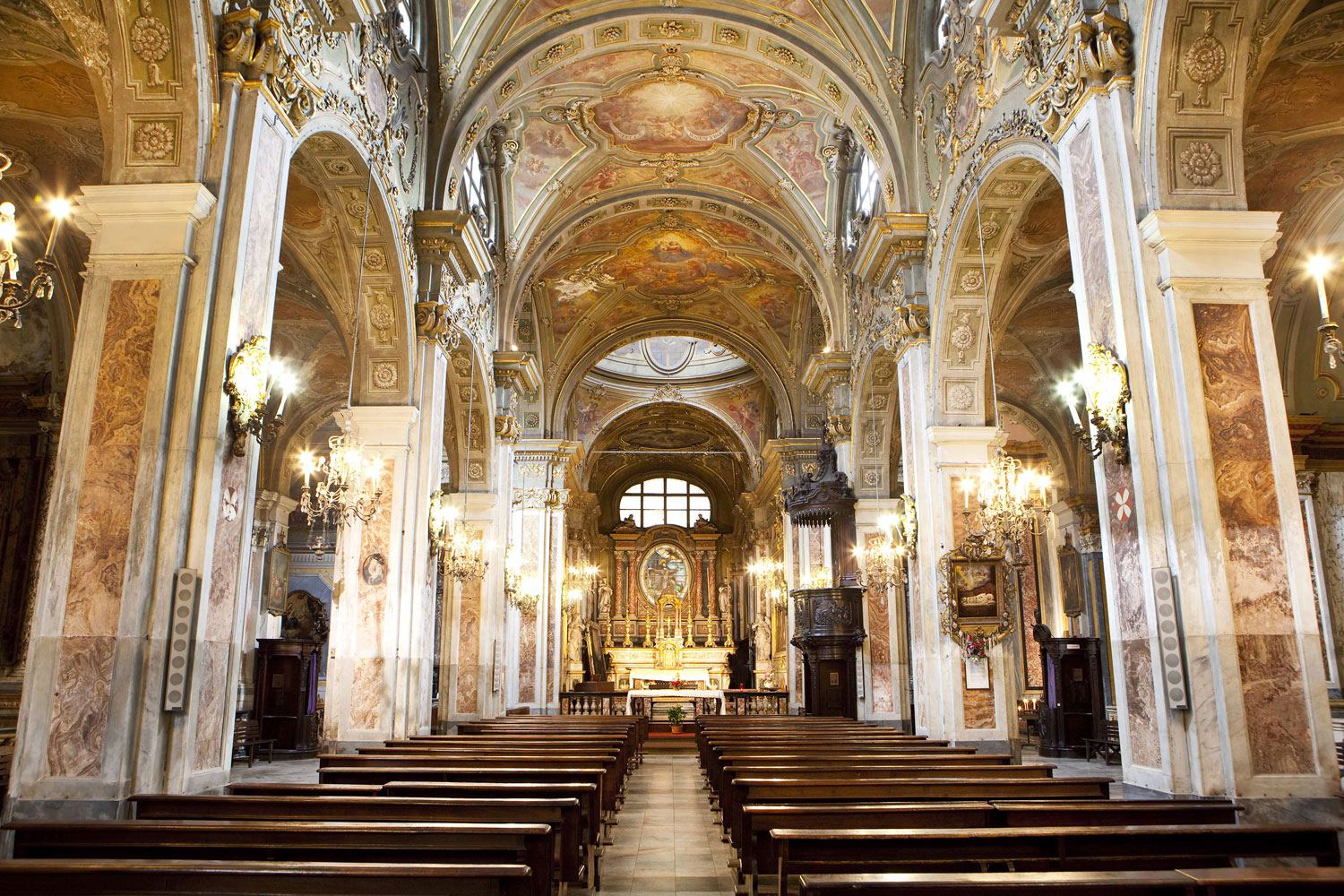 Gli interventi di Bernardo Vittone @ Chiesa di San Francesco d'Assisi