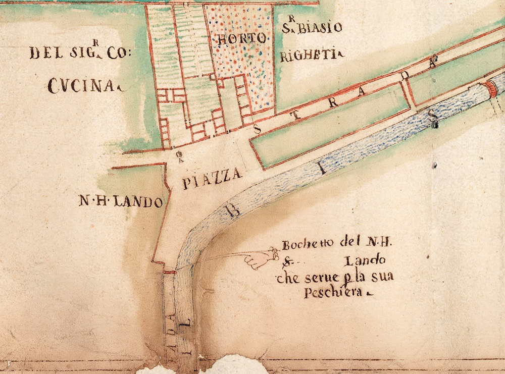 1662 _  Francesco Alberti, disegno, particolare, ASV @ Ca' Lando