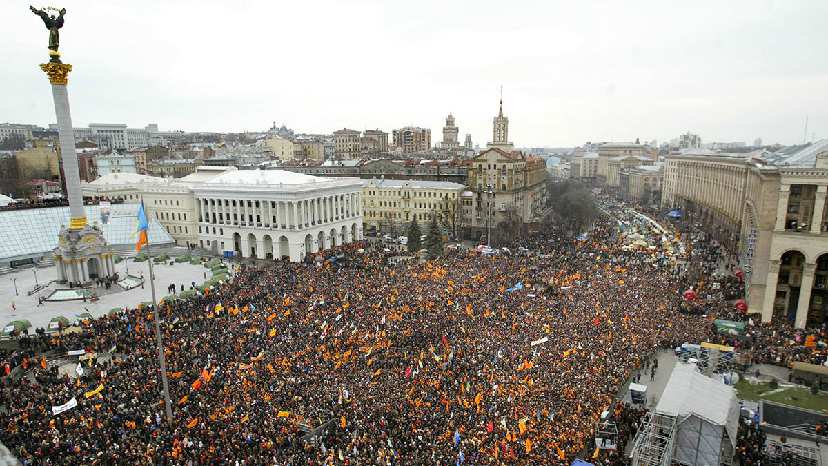 Rivoluzione arancione @ Майдан Незалежності / Majdan Nezaležnosti (Piazza dell'indipendenza)