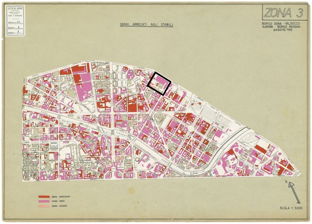 Mappa bombardamenti @ Fabbrica di Nebiolo dagli anni '30
