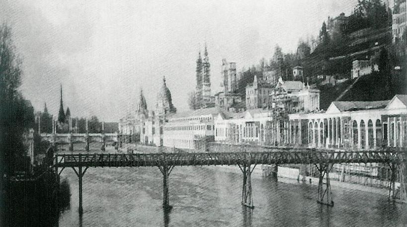 Veduta panoramica dell'Esposizione @ L'Esposizione internazionale del 1911. Work in Progress