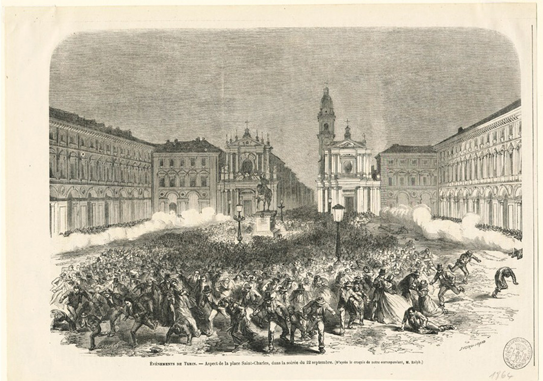 La Strage di Piazza San Carlo, 1864 @ Piazza San Carlo